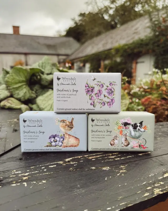 A treat for both the eye and the senses. 🤩🧼

Featuring the artwork of Hannah Dale. Beautiful fragrant, luxurious lather. Find your favourite Wrendale design today!🌸🌿🐦

Available at the Courtyard Gift Shop, Newbridge House & Farm 🏡

#CourtyardGiftShop #WrendaleDesigns #CountryCharm #SoapLovers #GiftIdeas #SupportLocal #NewbridgeHouse #WhimsicalGifts #IrishRetail #PrettyPackaging