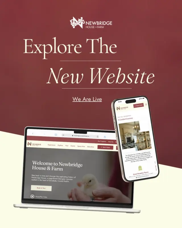 🌿 Our brand new website is live! 🌿

We’re so excited to unveil the fresh new look of Newbridge House & Farm online - just launched today! 🏡🐑 From planning your visit to exploring our heritage, it’s now easier than ever to discover all that’s waiting for you here.

✨ Visit the new site at www.newbridgehouseandfarm.com and let us know what you think in the comments - we’d love your feedback! 💬

#NewbridgeHouseAndFarm #WebsiteLaunch #DiscoverMore #PlanYourVisit #HistoricIreland #Donabate #LoveFingal #FarmLife #GeorgianHouse