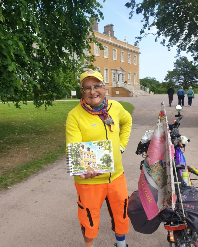 🎨🏏 Look who popped into Newbridge House and Farm today – the one and only Timmy Mallett, currently 🚴‍♂️ cycling across the country on his “Utterly Brilliant Ireland” tour! 🇮🇪

Timmy brought his trademark colour and charm as he captured the beauty of the House in a painting and even tried his hand at a game of croquet on the lawn. What a joy to welcome such an inspiring adventurer celebrating Ireland’s heritage, culture and landscape!

#TimmyMallett #NewbridgeHouseAndFarm #UtterlyBrilliantIreland #CyclingIreland #VisitIreland #DiscoverIreland #IrishHeritage #CulturalTourism #FingalCoastalTrail #ExploreIreland #HistoricHomes #HiddenGemsIreland @timmy.mallett @visitdublin @tourismireland @fingalcountycouncil