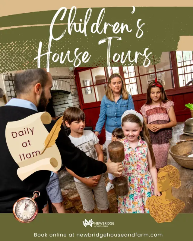 🌟 Children's House Tours at Newbridge House and Farm! 🏛️✨

Step back in time this summer and discover the amazing stories of the Cobbe family! Our fun, family-friendly guided tours are perfect for curious little explorers! 👨‍👩‍👧‍👦💫

📅 When: Daily at 11am (until end of August)
📍 Where: Newbridge House and Farm, Donabate, Co. Dublin

👉 Book your spot today and create magical summer memories together! ☀️🌳
Link: https://newbridgehouseandfarm.com/childrens-house-tours/

#NewbridgeHouseAndFarm #FamilyFun #SummerInDublin #DublinEvents #KidsActivities #FamilyDaysOut #HistoricHouse #VisitDublin #Donabate #ExploreIreland