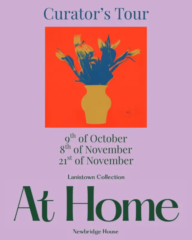 ✨ Extra Dates Added! ✨

Join us for an exclusive Curator’s Tour of the temporary exhibition ‘At Home’, showcasing fourteen contemporary artworks from the Lanistown Collection across Newbridge House.

🖼️ ‘At Home’ celebrates the role of the Academies of Dublin, London and Edinburgh in shaping modern art collecting - featuring works by:
Tim Brookes, Debra Drinan, Yvonne Farrell RHA, David Fox, Kate Gibb, Kathy Hutton, Jane Hyslep RSA, Verity McBride, Christine McCauley, Lucy Newman, Conor O’Connell, Sophie Smallhorn and Eleanor Wood.

🎨 Join curator Cathal Dowd Smith for this insightful tour exploring the stories and inspirations behind the works.

📅 New Dates Added:
9th October | 8th & 21st November
🕛 Time: 12 noon
📍 Newbridge House, Donabate

‘At Home’ runs 18 September - 23 November 2025 (excluding 25 Oct - 2 Nov).

Book here: https://newbridgehouseandfarm.com/at-home-exhibition/

#NewbridgeHouse #AtHomeExhibition #CuratorsTour #LanistownCollection #ContemporaryArt #IrishArt #ArtExhibition #DublinEvents #CultureInIreland