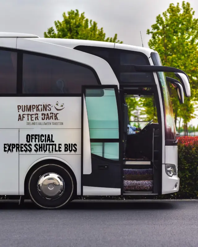 🎃 Hop Aboard the Pumpkins Express! 🎃

Skip the parking hassle and take our Pumpkins Express Shuttle straight to Pumpkins After Dark this October!

🚌 Location: Donabate Train Station (Car Park, Donabate side)
💰 Cost: Only €1 per person
🔁 Service: Continuous loop between the station and the event - departs as soon as full!

🚗 Driving instead? Please note that car park spaces must be pre-booked online - no on-site payments accepted.

👉Car park tickets:  https://bookings.newbridgehouseandfarm.com/Event/PARKINGPAD

🎟️ Book your event tickets now and join us for an unforgettable evening of glowing pumpkins and spooky fun!

👉Event Tickets: https://newbridgehouseandfarm.com/pumpkins-after-dark-irelands-spectacular-halloween-experience/

#PumpkinsAfterDark #NewbridgeHouse #Donabate #HalloweenInIreland #FamilyFun #PumpkinFestival #ShuttleService #IrelandHomeOfHalloween #ThingsToDo