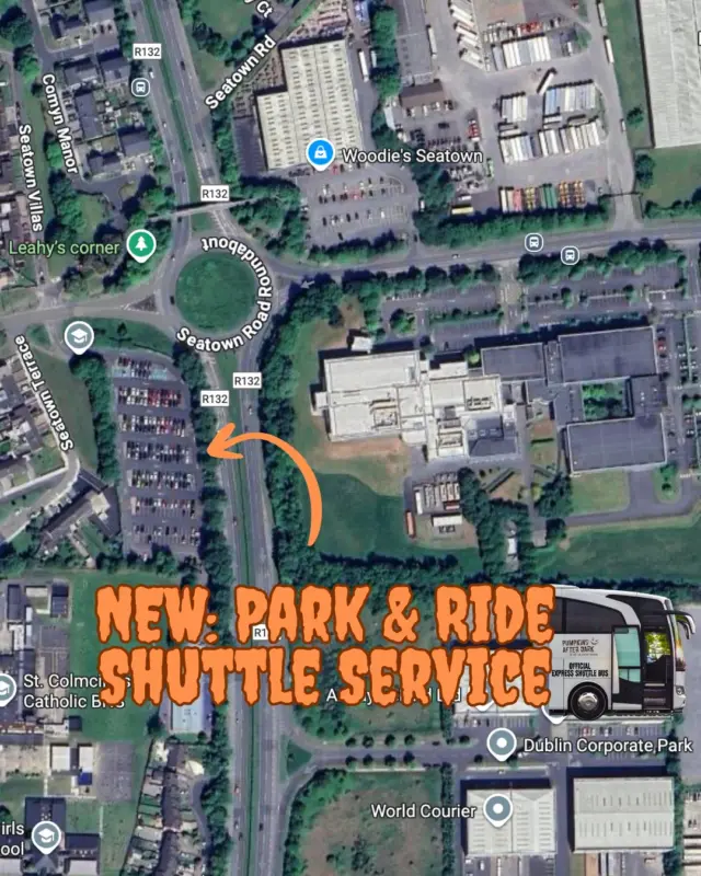 🚨 PARKING SOLUTION ALERT! 🚨

We’ve heard your feedback on more parking for 🎃 Pumpkins After Dark 🎃, and we’re thrilled to announce a brand new 🚌 complimentary shuttle service to make your visit completely stress-free! 🙌

📍 WHERE: Seatown Road Carpark, Swords (K67 DN82)
🗓️ WHEN: Starting this Thursday evening and running every night of the event! 

✨ Parking just got easier! ✨

Leave your car at the designated Swords overflow car park and hop on the shuttle bus directly to Newbridge House & Farm for a magical night out! 💫

Full details, including shuttle operating times, are on our  website:
👉 newbridgehouseandfarm.com/pumpkins-after-dark-irelands-spectacular-halloween-experience

See you at the Pumpkins After Dark! 🎃🕸️👻

#PumpkinsAfterDarkIreland #NewbridgeHouseAndFarm #Donabate  #Swords #HalloweenIreland #HalloweenEvent #FamilyFun #AutumnNights  #HalloweenInIreland  #SpookySeason #ThingsToDoInDublin  #VisitDublin #IrishEvents  #FamilyDayOut #ShuttleService #ParkingMadeEasy #HalloweenMagic #PumpkinTrail