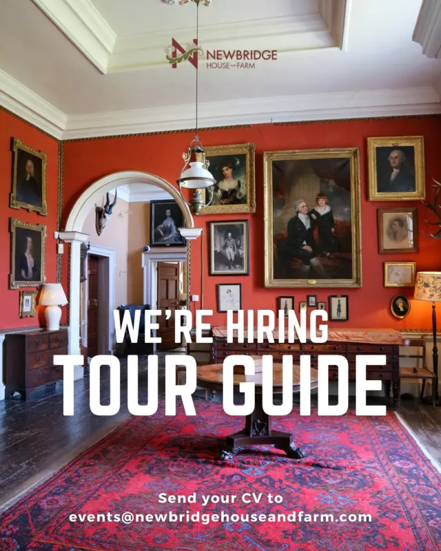 WE’RE HIRING! ✨

Join the Team at Newbridge House & Farm 🌿

Do you love history 📜? Are you a people person 😊 who thrives in a busy, beautiful environment? We’re looking for a new Tour Guide & Visitor Experience Assistant to join our family 🤍

This is a unique role for someone who can do it all. One hour you might be leading visitors through the “engine of the house” in our Servants’ Quarters 🕰️, and the next you’ll be welcoming families at Admissions 👋 or helping them find the perfect gift in our shop 🎁

What we’re looking for:
✨ The Storyteller – Someone who can bring the history of the Cobbe family to life 📖
✨ The All-Rounder – Happy to jump between guiding, retail 🛍️ and admissions
✨ The Flexible Worker – This role operates on a rolling roster, so weekend availability is a must 📅

Why join us?
Work in one of Ireland’s most beautiful Georgian estates 🏛️, surrounded by 370 acres of parkland 🌳 and a thriving farm team 🐄

Interested?
Email your CV by 23rd Jan 📧 to events@newbridgehouseandfarm.com
 today!

#JobAlert #Hiring #DublinJobs #TourGuide #NewbridgeHouse #IrishHeritage #TourismJobs #Donabate #JobFairy