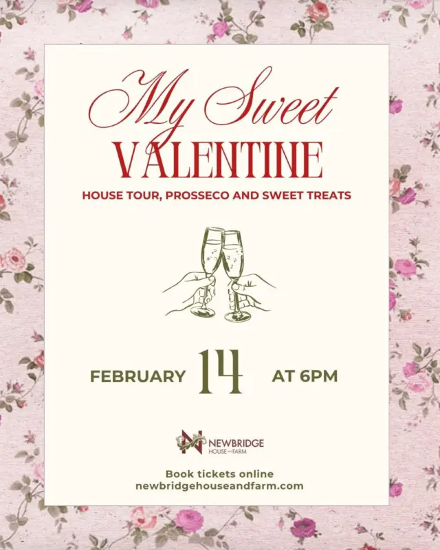 Sweets, treats and bubbles for 2🥂

A little bit of history, a lot of dessert 🍫🍨 and a sparkling toast to the person who makes life sweet. ❤️🫶🏼

👉Book here: https://bookings.newbridgehouseandfarm.com/Event/LOVERS

#MySweetValentine #ValentinesInIreland #NewbridgeHouseAndFarm #CoupleThingsToDo