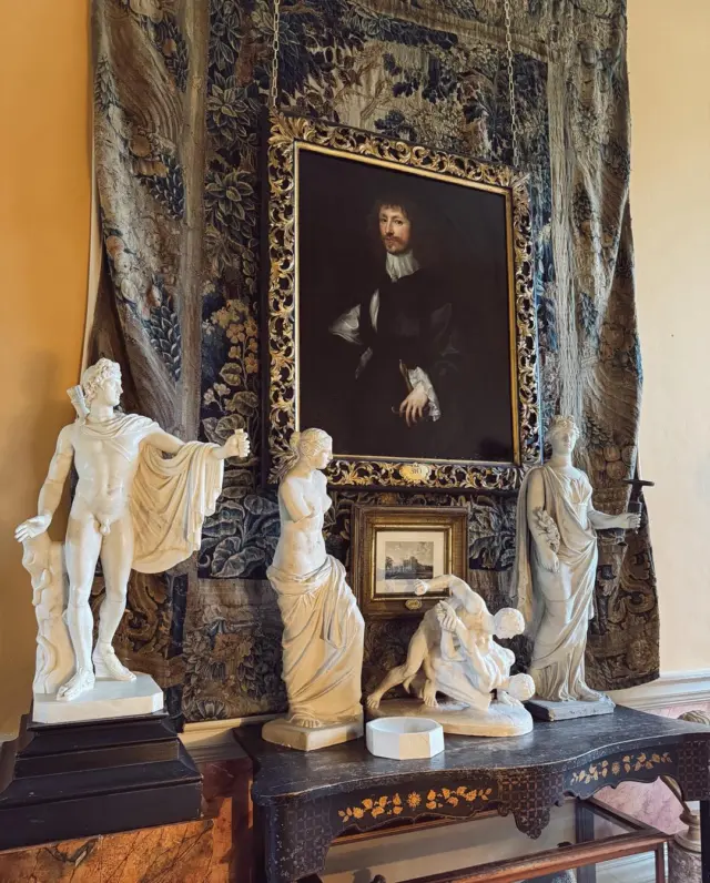 Did you know this portrait once hung in Malahide Castle? 🏰

This 17th century portrait of a gentleman - dressed in black with a high white collar, his hand resting on his sword - was sold at auction in 1976 and purchased by the Cobbe family. It has been part of Newbridge House for over forty years. 🎨

Carefully conserved two years ago, the painting remains a striking feature within the house today. ✨

Plan your visit at Newbridge House and Farm: www.newbridgehouseandfarm.com

#NewbridgeHouse #MalahideCastle #IrishHeritage #HistoricHomes #VisitDublin