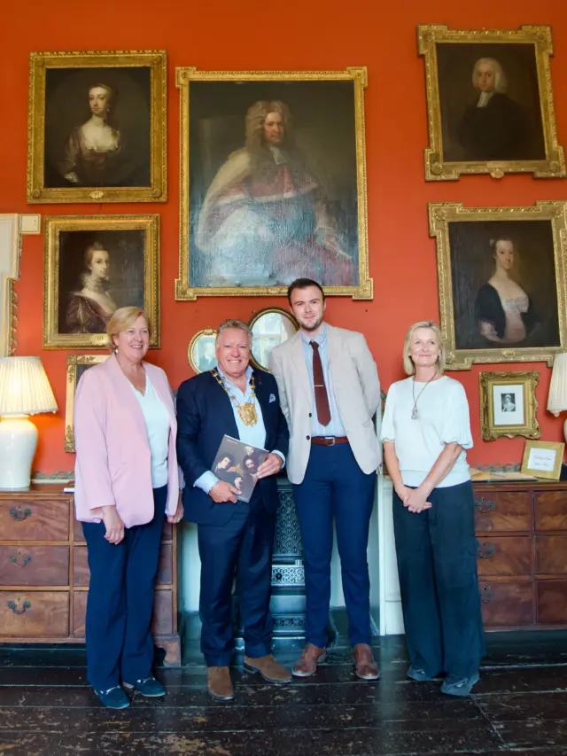 Last evening, Cllr. Tony Murphy, Mayor of Fingal officially launched A Catalogue of Pictures of Newbridge House.

Newbridge House & Farm together with Fingal County Council and the Cobbe family gathered together with friends to mark the launch of this landmark publication. 

At the launch Cllr. Murphy spoke of the loan of pictures from the Cobbe family to Fingal for display at Newbridge House. ‘The catalogue is vital in sharing the picture collection preserved here [at Newbridge] with a wider audience’ he said. 

The catalogue is co-authored by the late Alec Cobbe of Newbridge House, and Curator & Collections Manager, Cathal Dowd Smith. 

It is now available to purchase at Newbridge House and Farm. A series of Art Tours highlighting the rich collection of pictures at Newbridge will be available to book in the coming weeks throughout September 2026. 

#newbridgehouseandfarm #fingalcountycouncil #artcollection
